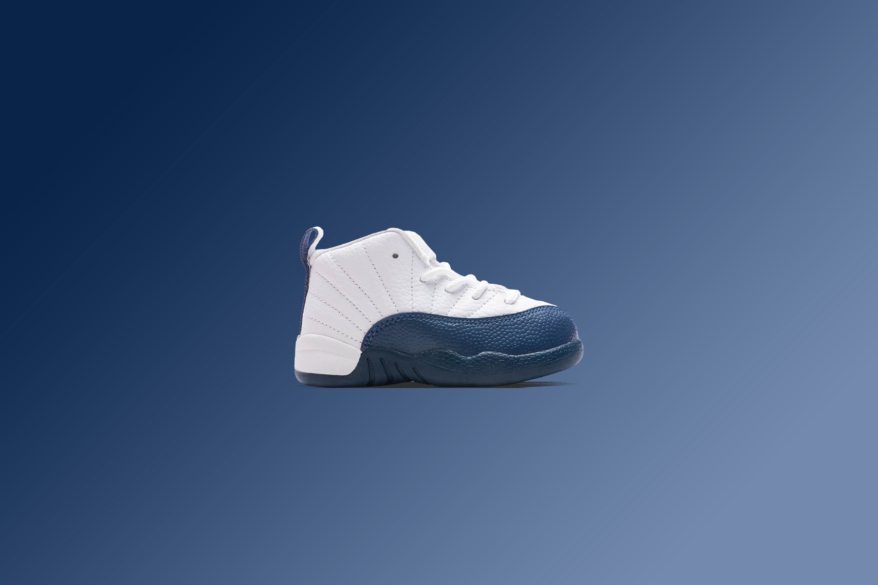 Air Jordan 12 Retro 'French Blue' (TD) - White/French Blue