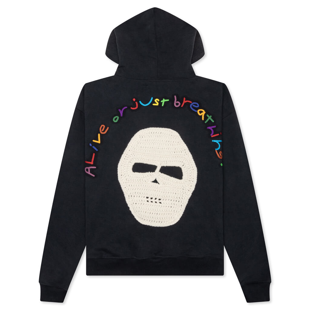 Alive or Just Breathing サトシ パーカー ブラック Alive or Just Breathing Hoodie - Black – Feature