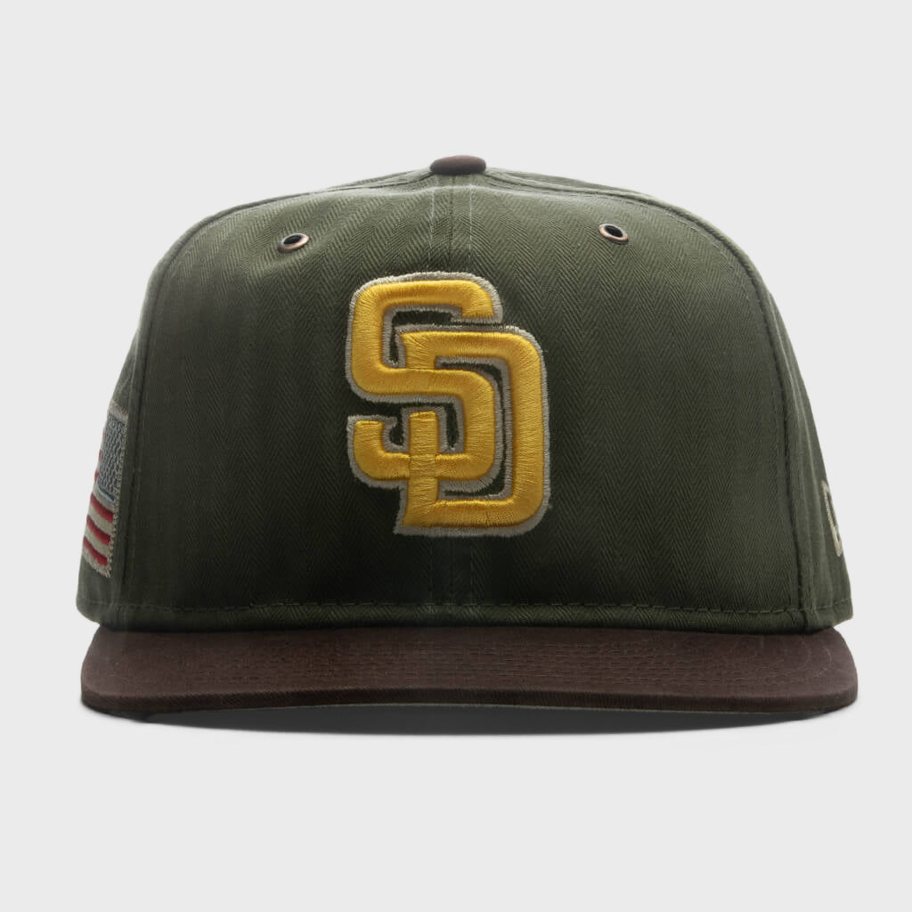 American Herringbone 59FIFTY Pre-Curved - San Diego Padres