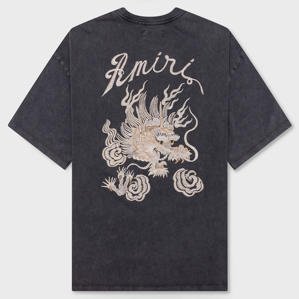 Amiri Dragon Oversized Tee - Black – Feature