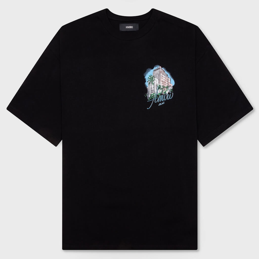Amiri Hotel Oversized Tee - Black – Feature