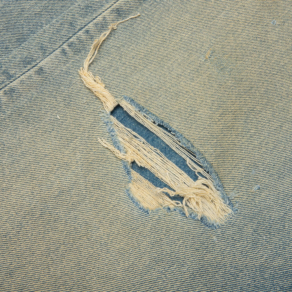 Antique Destroyed Tinted - Light Indigo – Feature