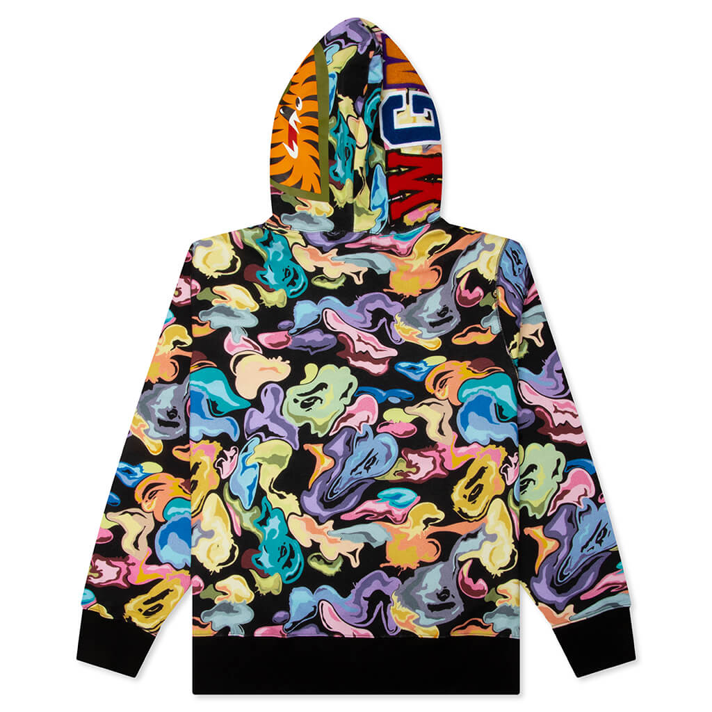 ArtCamoSharkFullZipHoodie-