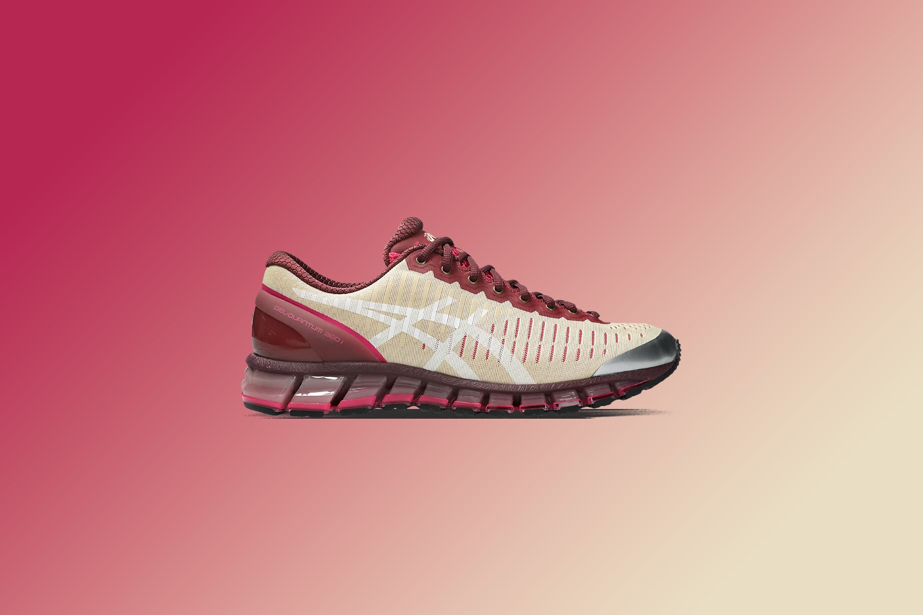 Asics x Above The Clouds Gel-Quantum 360 I - Soft Yellow/Brisket Red ...