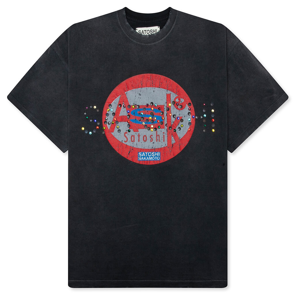 Ask Satoshi Tee - Washed Black – Feature
