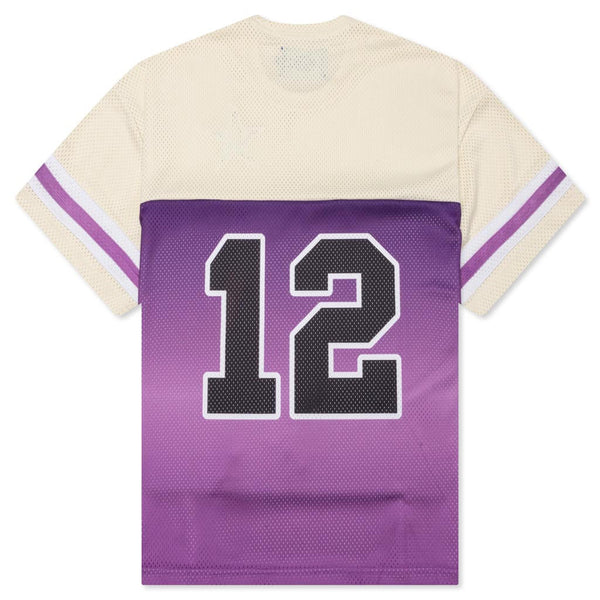 King Logo S/S Jersey - Cream/Purple