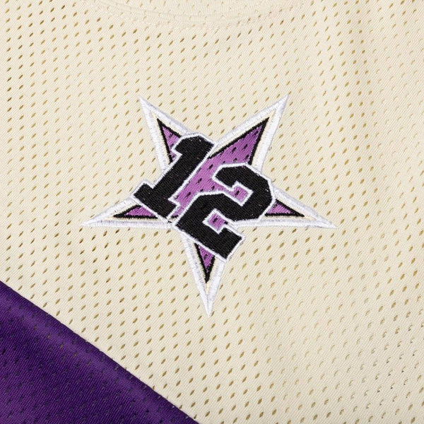 King Logo S/S Jersey - Cream/Purple – Feature