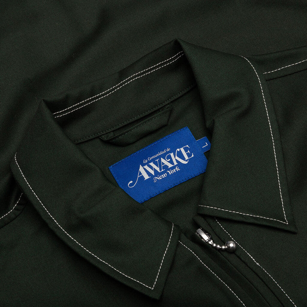 Lightweight Wool Harrington Jacket - Blue or Forest Green – Feature