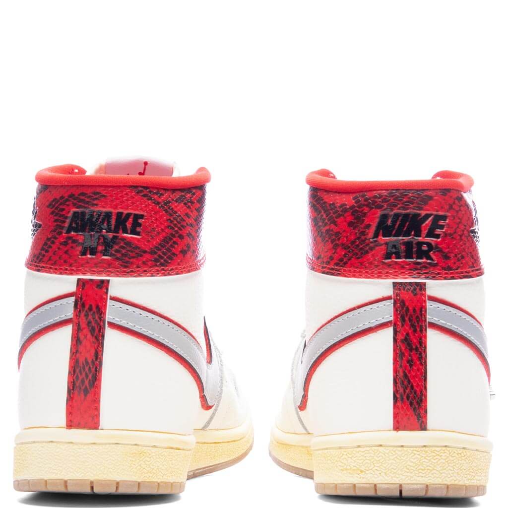 Awake NY x Jordan Air Ship PE SP - Sail/ Black/University Red Buy Awake NY x Air Jordan Jordan Air Ship PE SP  main image 4