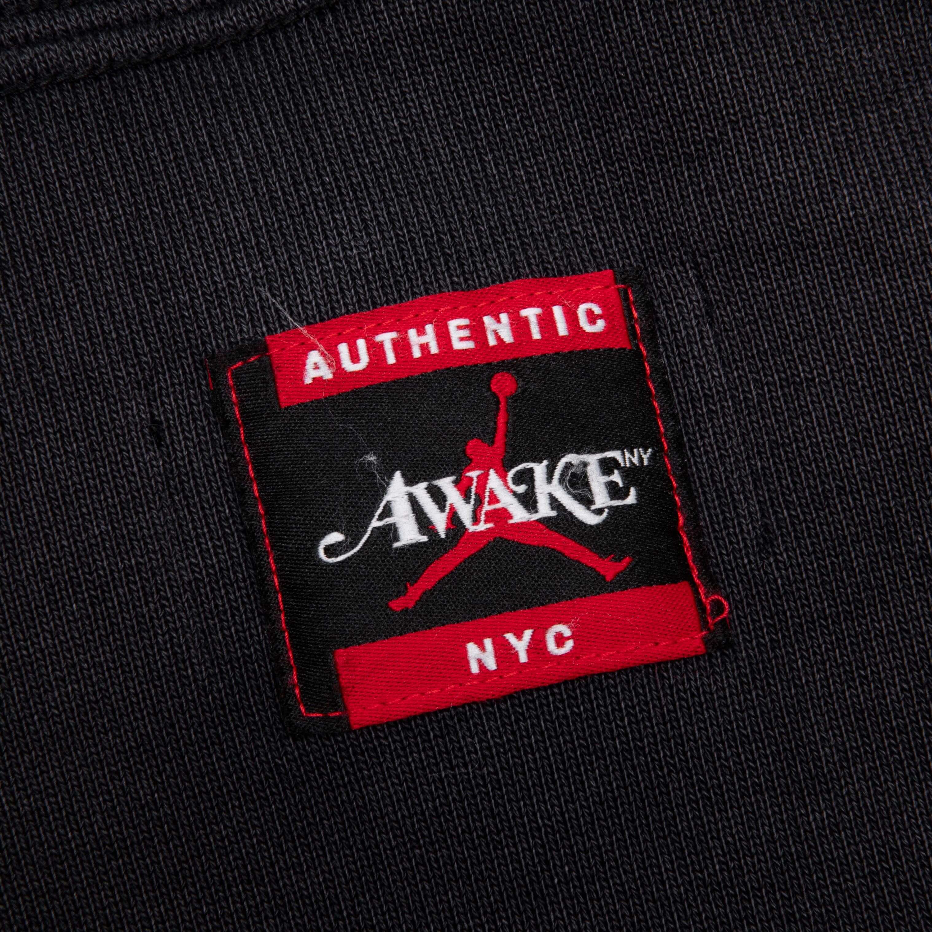 Awake NY x Jordan Fleece Hoodie - Black/Sail/University Red – Feature