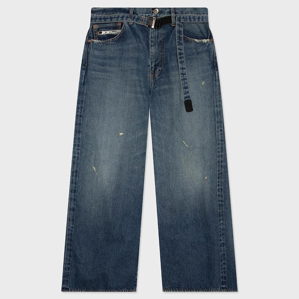 sacai BEYONDEXX デニムパンツ BEYONDEXX Denim Pants - Blue – Feature
