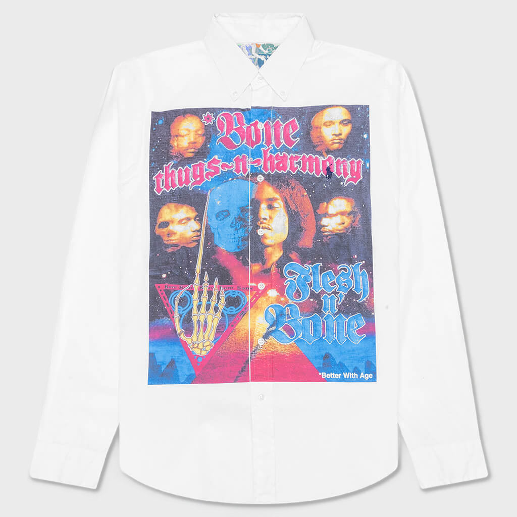 Crossroads Button Down - White