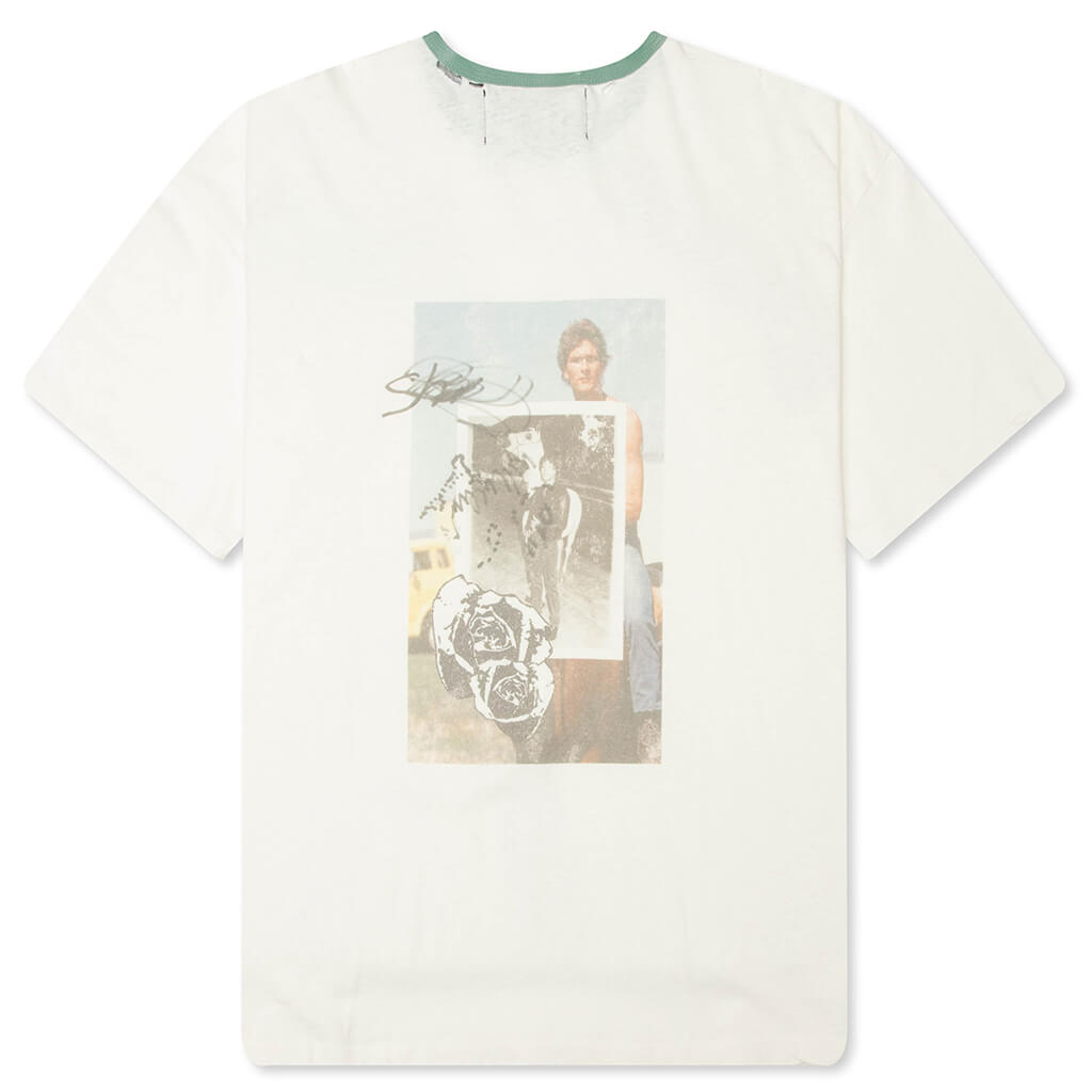 Back To Life Ringer Tee - White – Feature