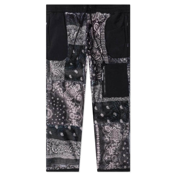 Trendy Bandana Pattern Color Block Cargo Pants Men's Multi - Temu
