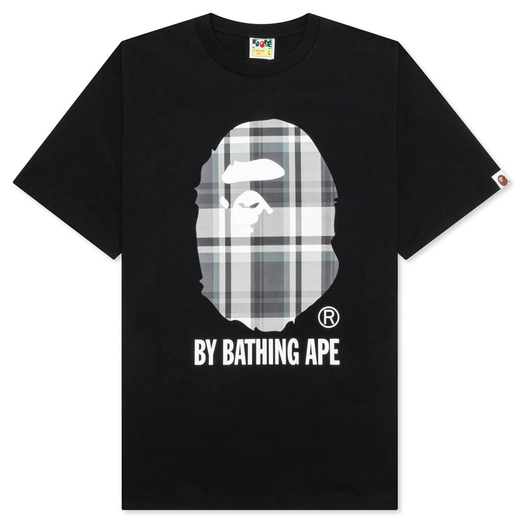 Bape Check by Bathing Ape Tee - Black – Feature