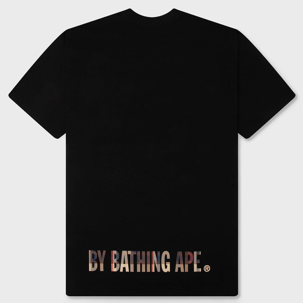 BAPE Check Ape Face Tee - Black/Red – Feature