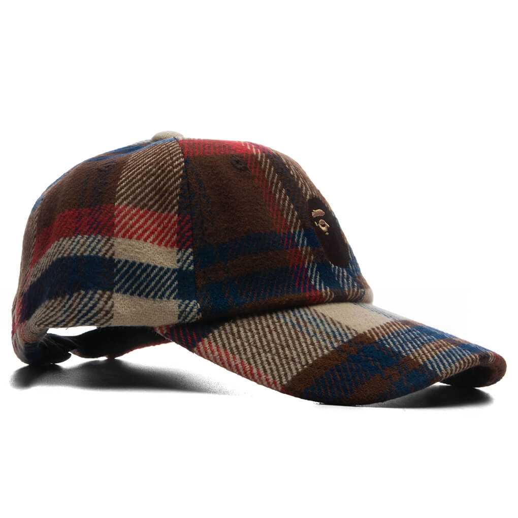 BAPE Check Panel Cap - Navy Check Panel Cap - Red – Feature