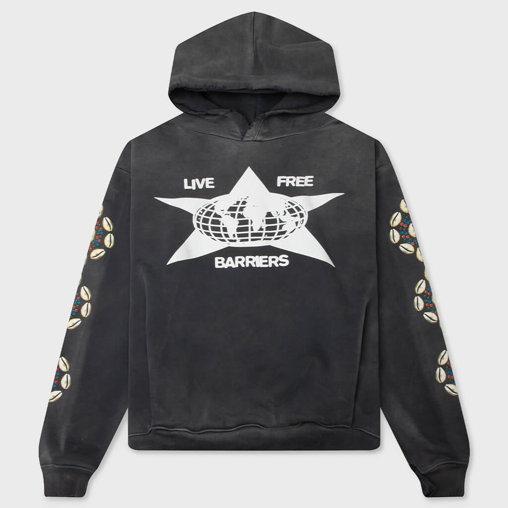 Cowrie Shell Hoodie - Vintage Black