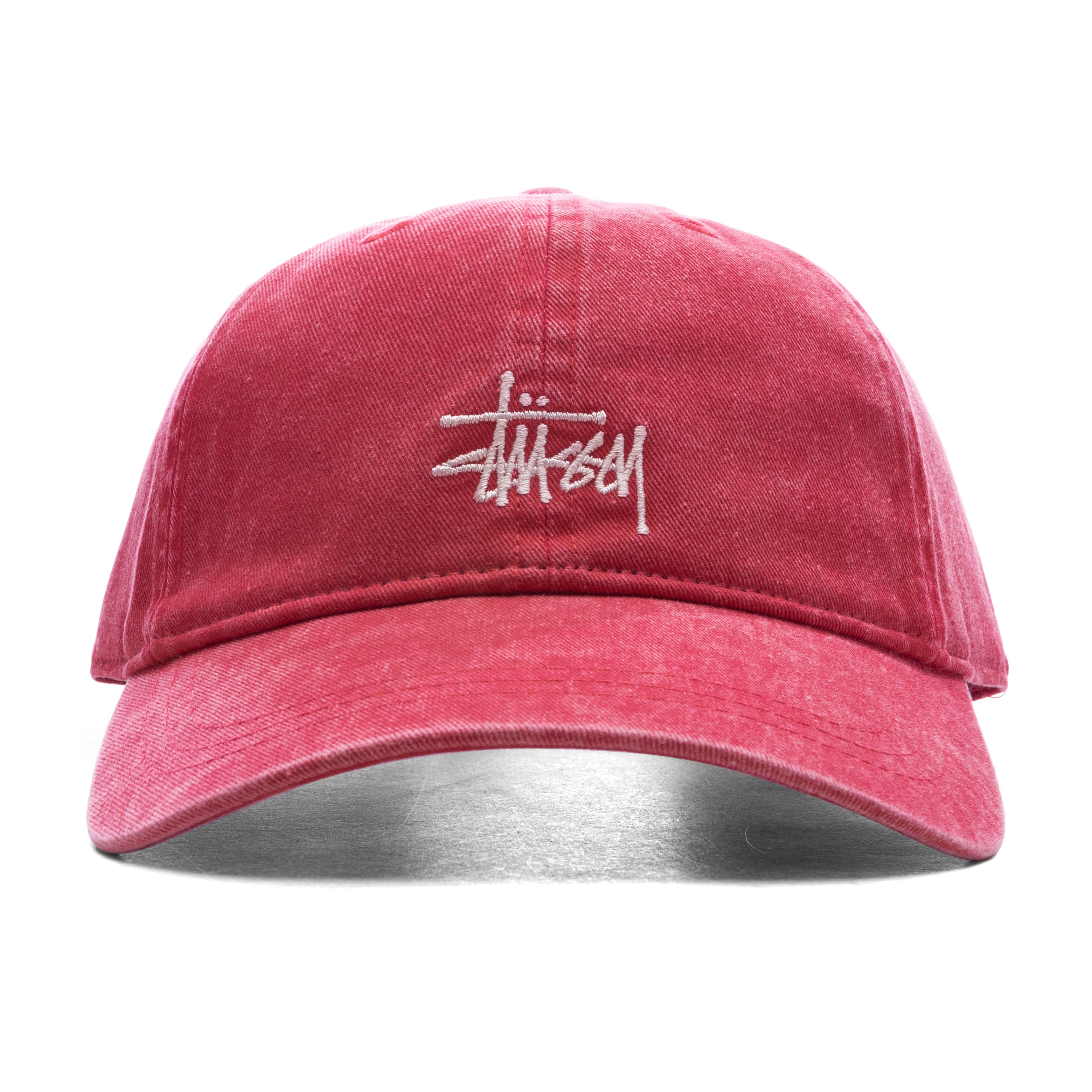 Basic Washed Low Pro Cap - Deep Rouge – Feature