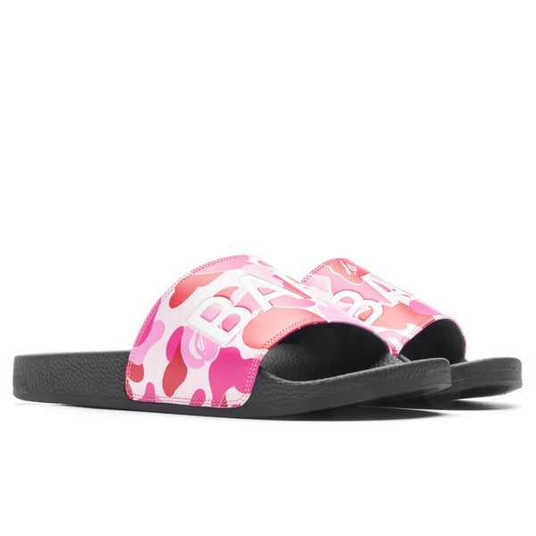 Abc Camo Slide Sandals Pink Feature