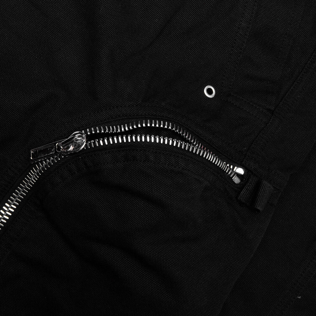 希少 RICK OWENS BAUHAUS POD BLACK WAX 48 Rick Owens Bauhaus Black Pod Shorts