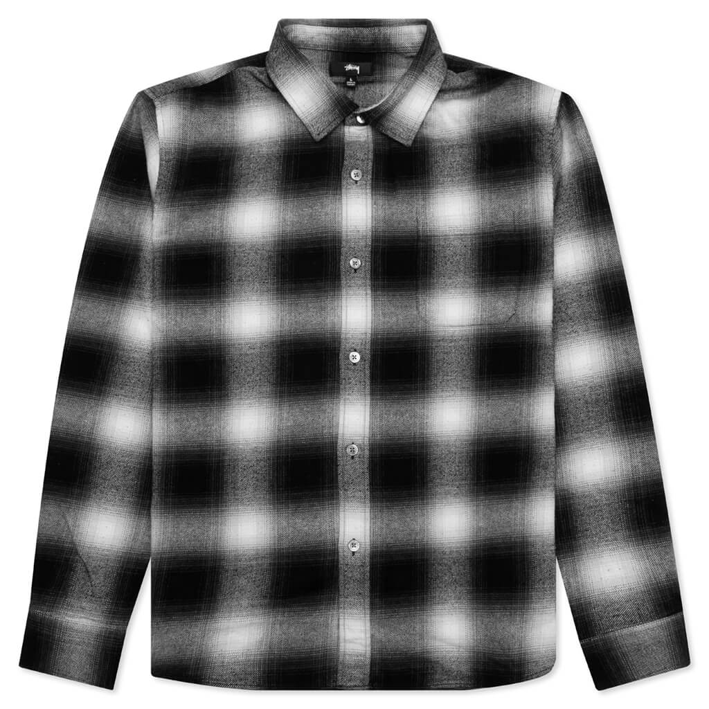 Bay Plaid Shirt - Charcoal – Feature