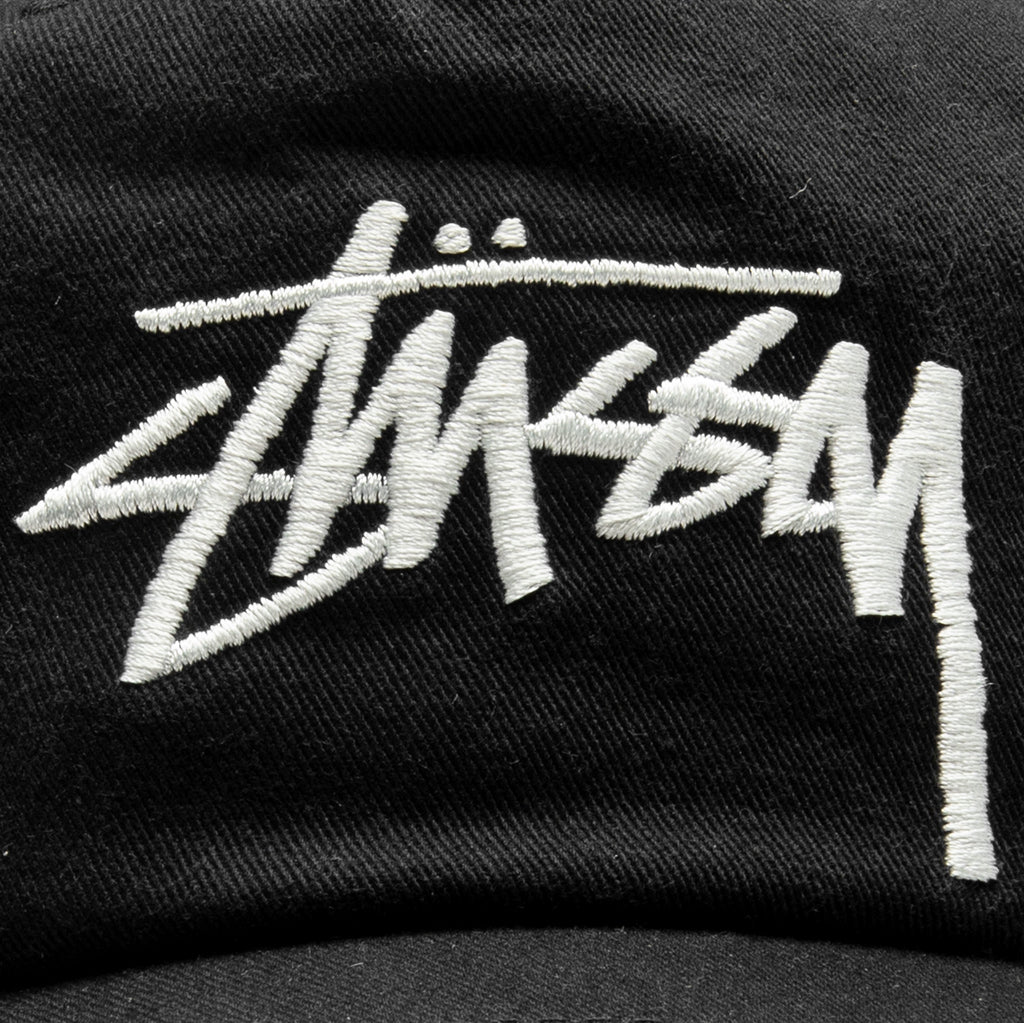 Big Stock Mid Depth Cap - Shadow Black – Feature