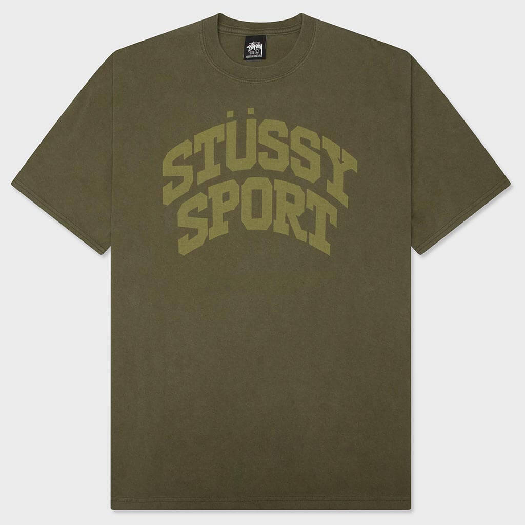 Block Sport Tee - Olive – Feature