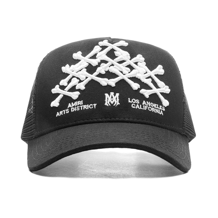 Bones Stacked Trucker Hat - Black – Feature