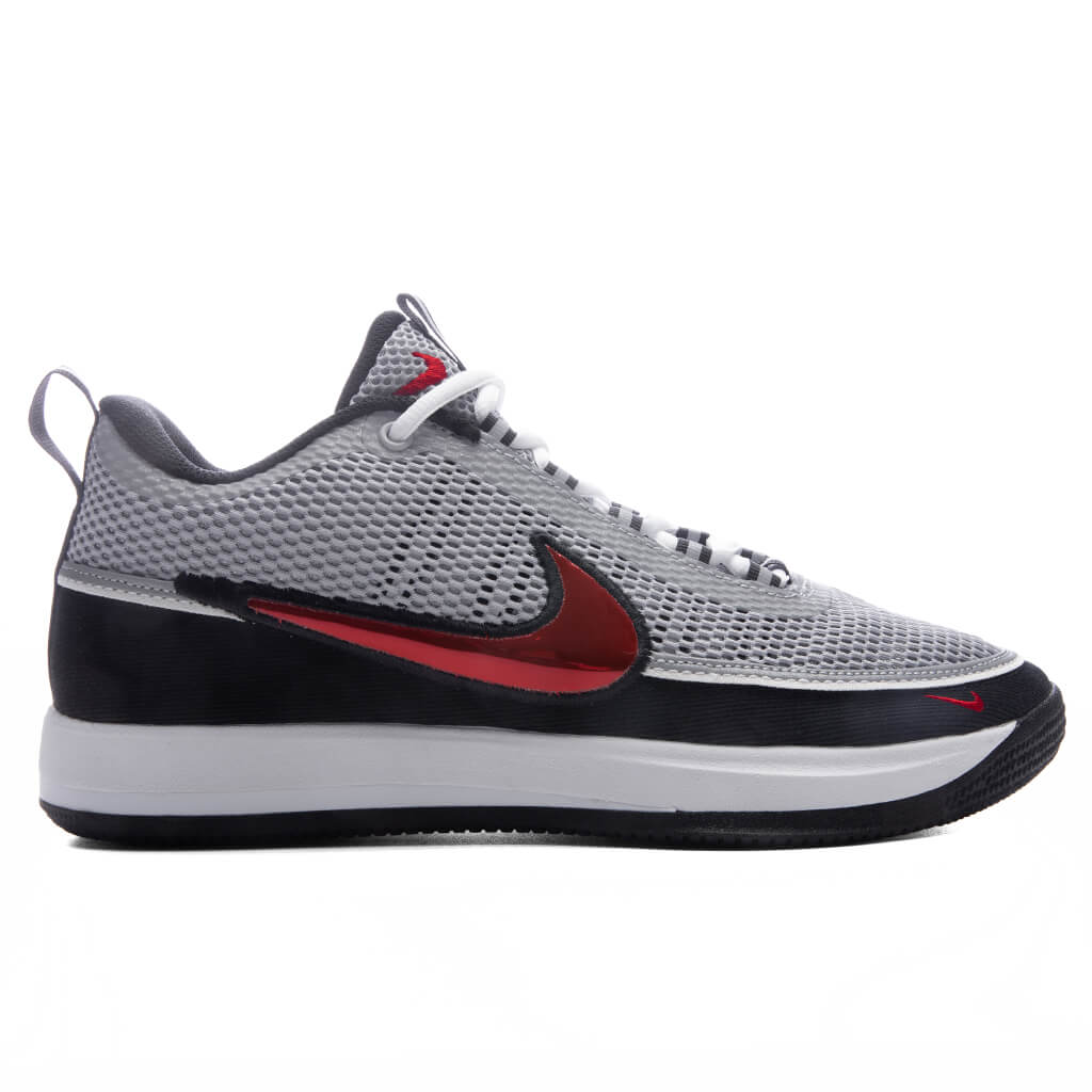 シューズ(男性用) NIKE BOOK 2 EP Spiridon US9 27cm Book 2 'Spiridon' - Metallic Silver/Black/Sport Red – Feature