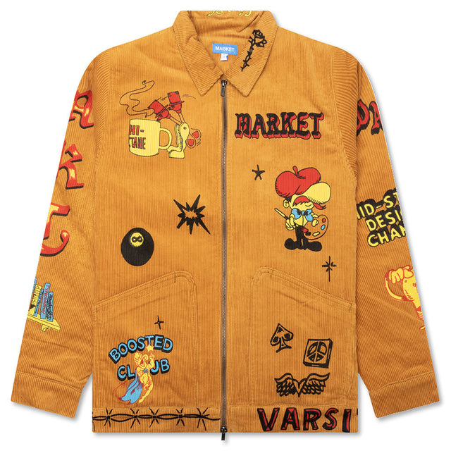 Boosted Jacket Boosted Club Corduroy Jacket - Rattan – Feature