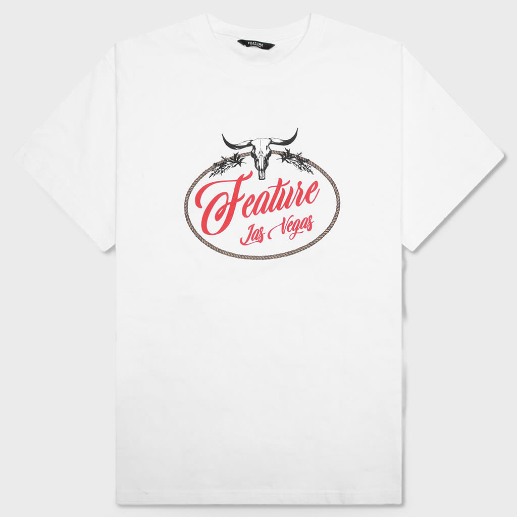 Bull Head Tee - White