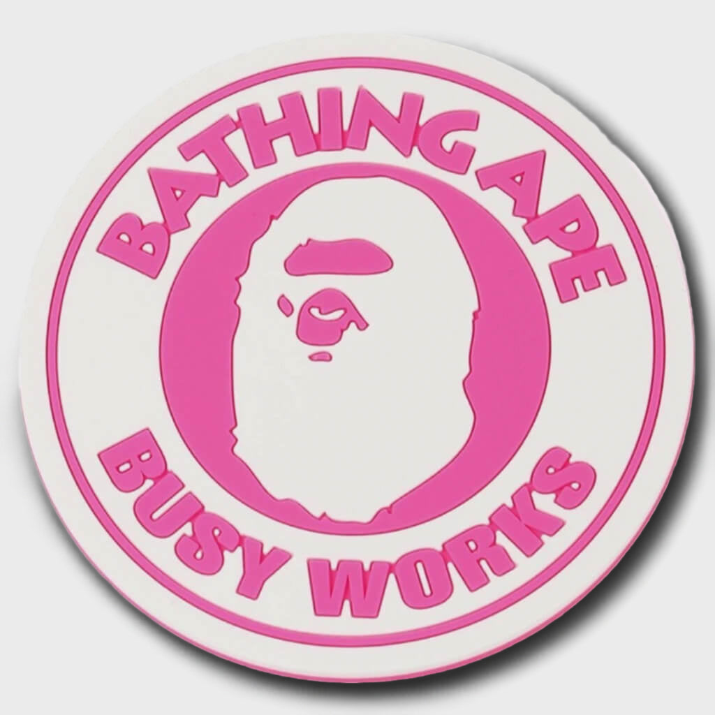 Busy Works Neon Rubber Coaster - Pink