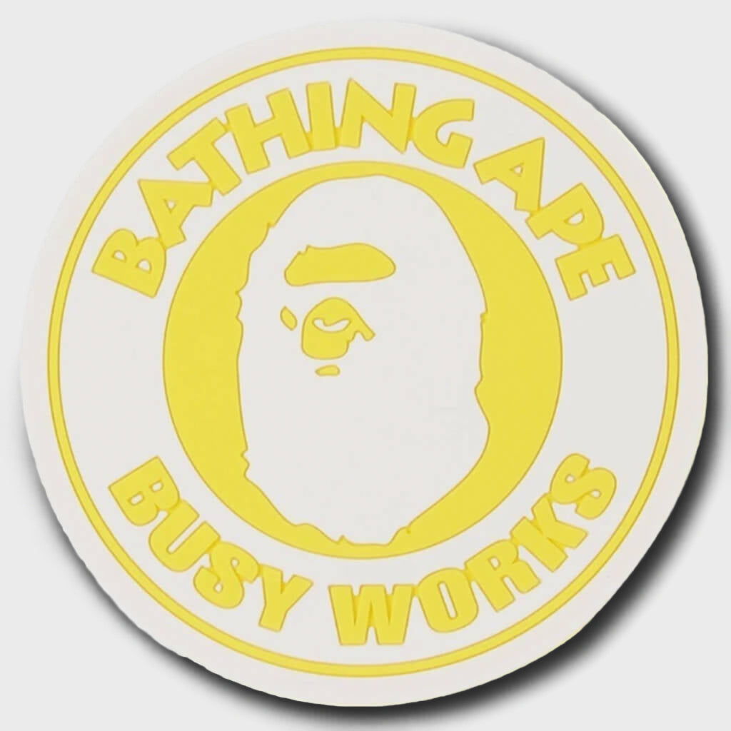 Busy Works Neon Rubber Coaster - Yellow