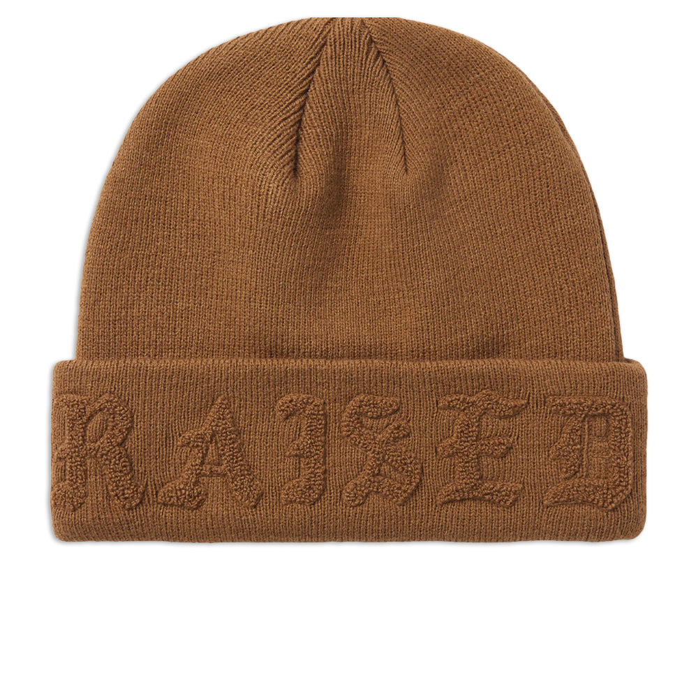 BORN X RAISED BXR TONAL KNIT BEANIE ブラウン BxR Tonal Knit Beanie - Brown – Feature