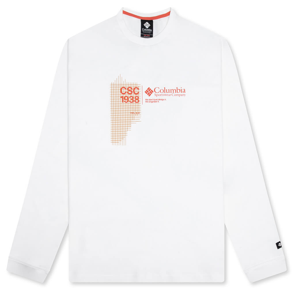 CSC 1938 V1 L/S Tee - Sea Salt