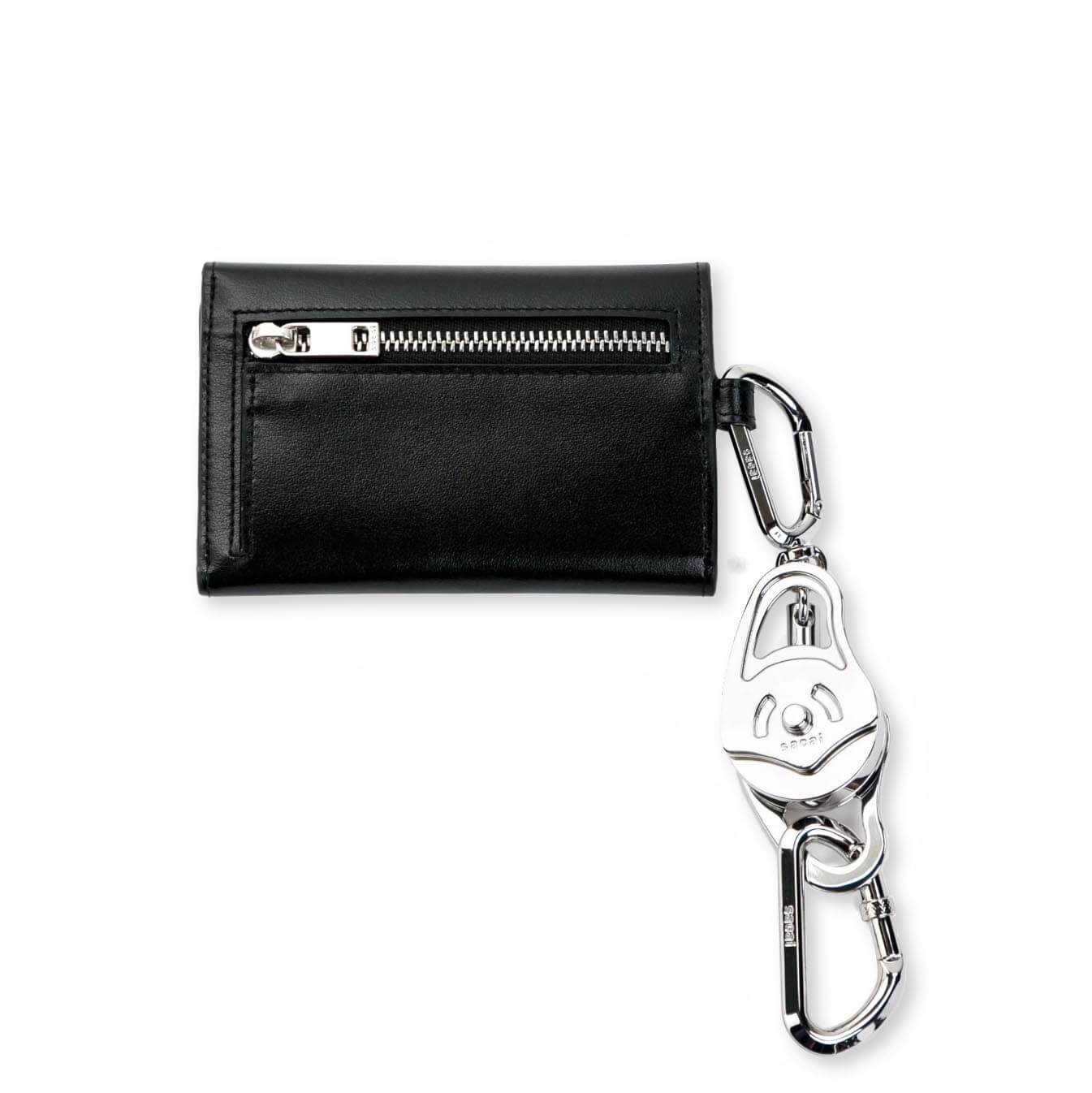 小物 sacai Carabiner Trifold Wallet Carabiner Trifold Wallet - Black – Feature