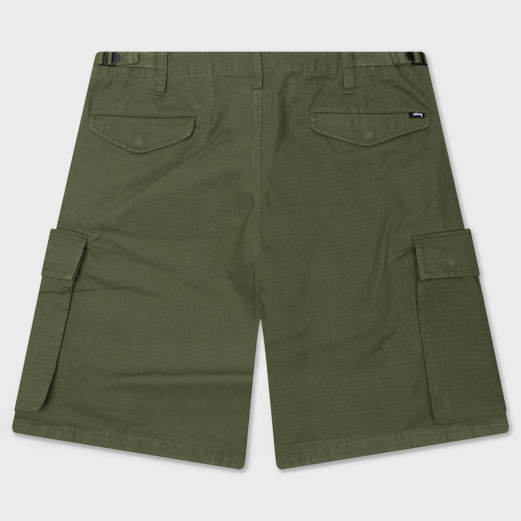 Cargo Ripstop Short - Olive Green – Feature