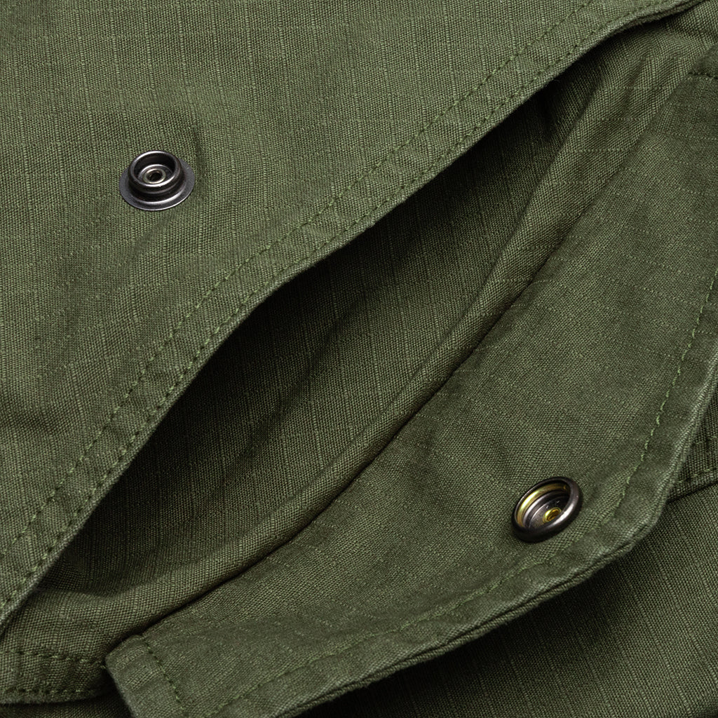 Cargo Ripstop Short - Olive Green – Feature