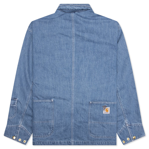 Carhartt WIP x Invincible Denim Chore Coat Max - Blue – Feature
