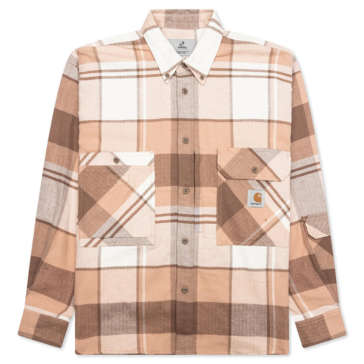 Carhartt WIP x Invincible L/S Work Shirt Max - Coca Mocha – Feature