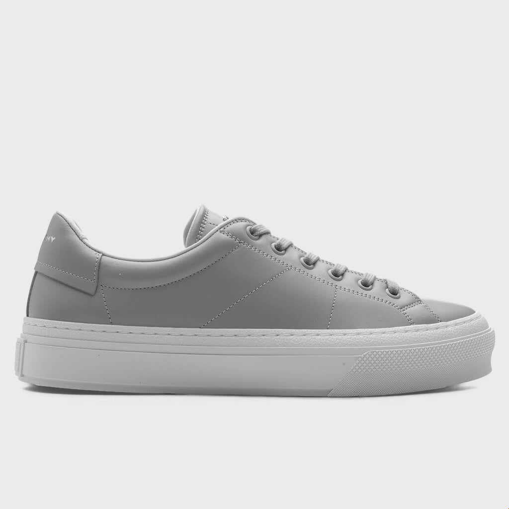 City Sport Sneakers in Leather  - Light Grey