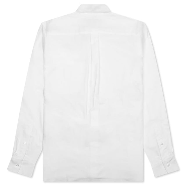 Classic Fit Logo Pocket Shirt - White – Feature