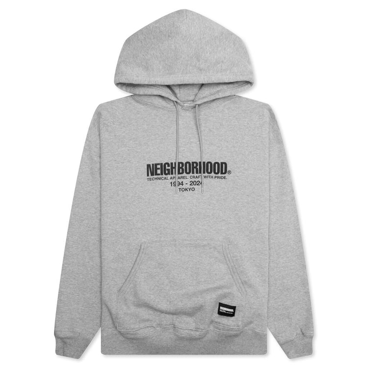 Classic Sweat Parka L/S - Grey – Feature
