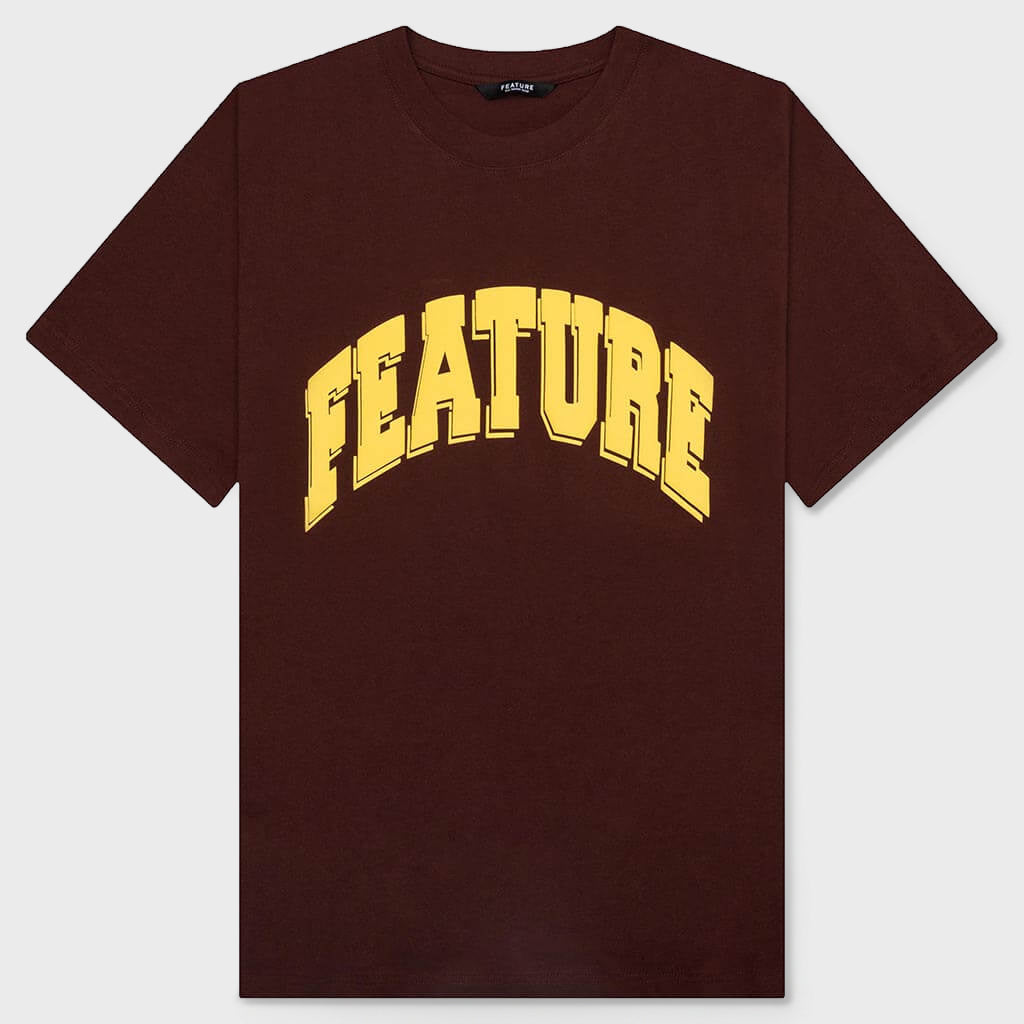 Collegiate Arch Tee - Bitter Chocolate