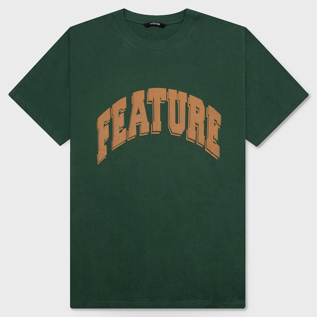 Collegiate Arch Tee - Dark Green