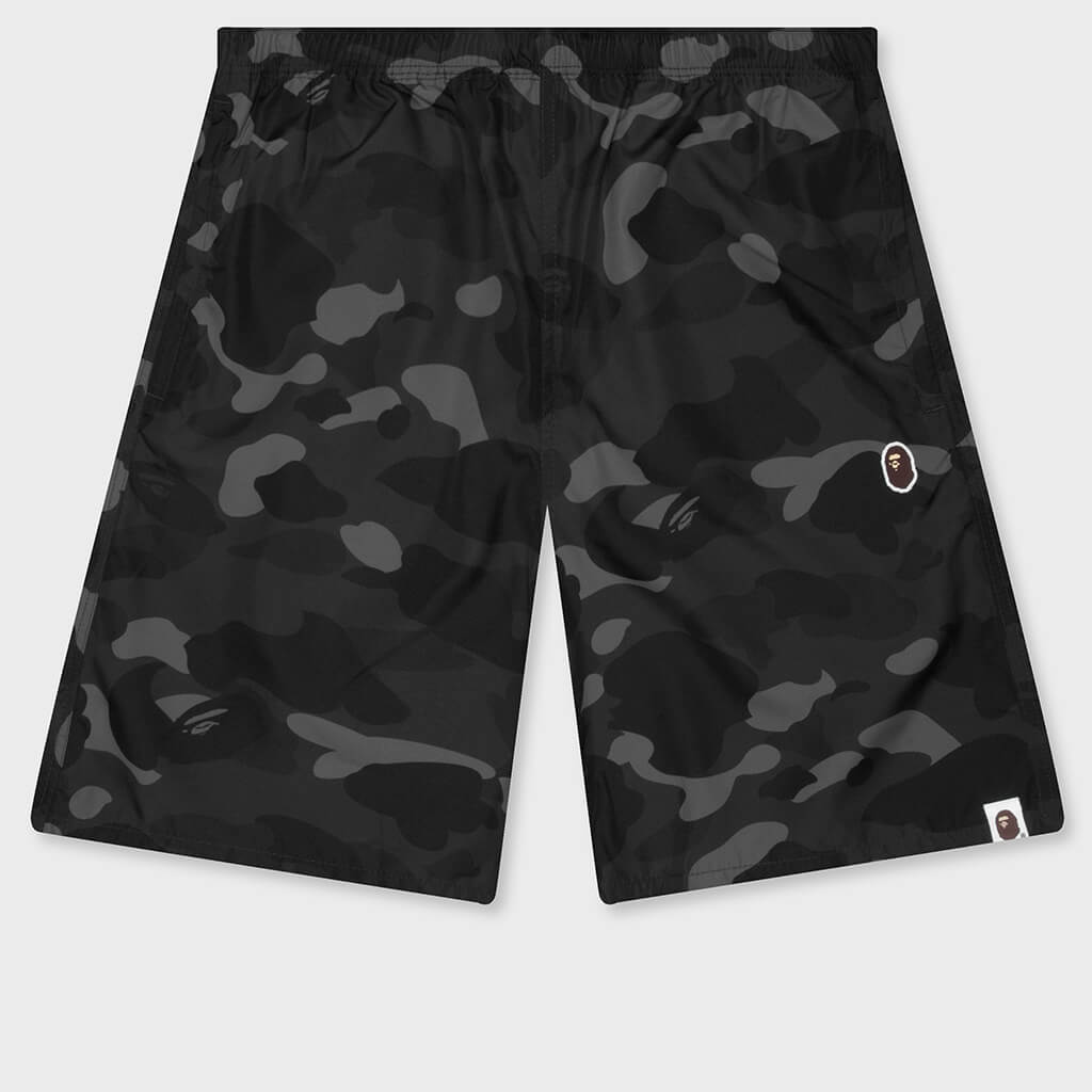 パンツ COLORCAMO APE HEAD ONEPOINT BEACH SHORTS Color Camo Ape Head One Point Beach Shorts - Black – Feature