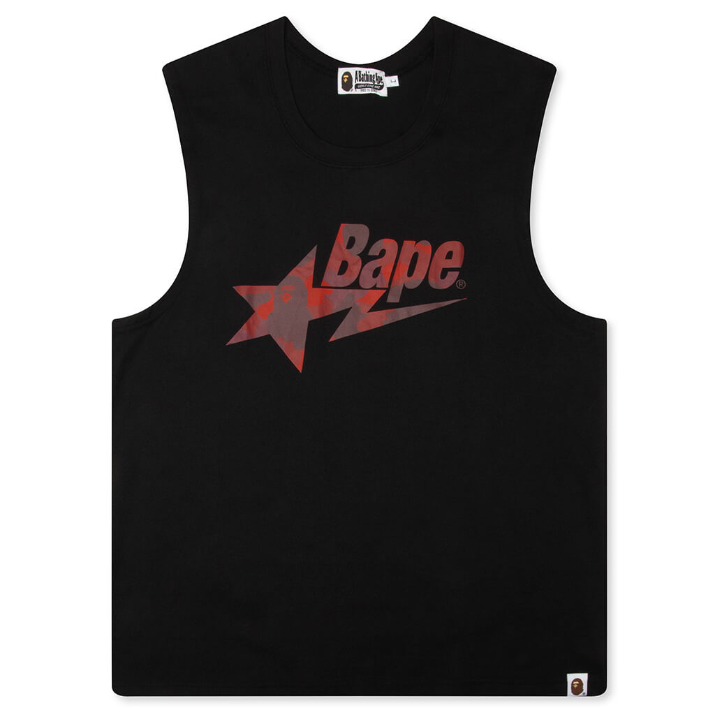 Color Camo Bape Sta Tank Top - Black – Feature