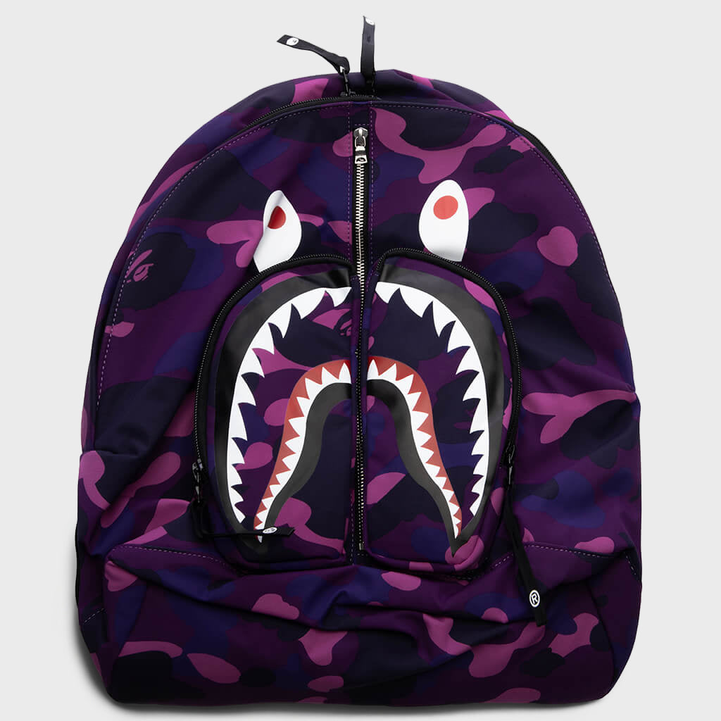 Color Camo Shark Daypack - Purple – Feature