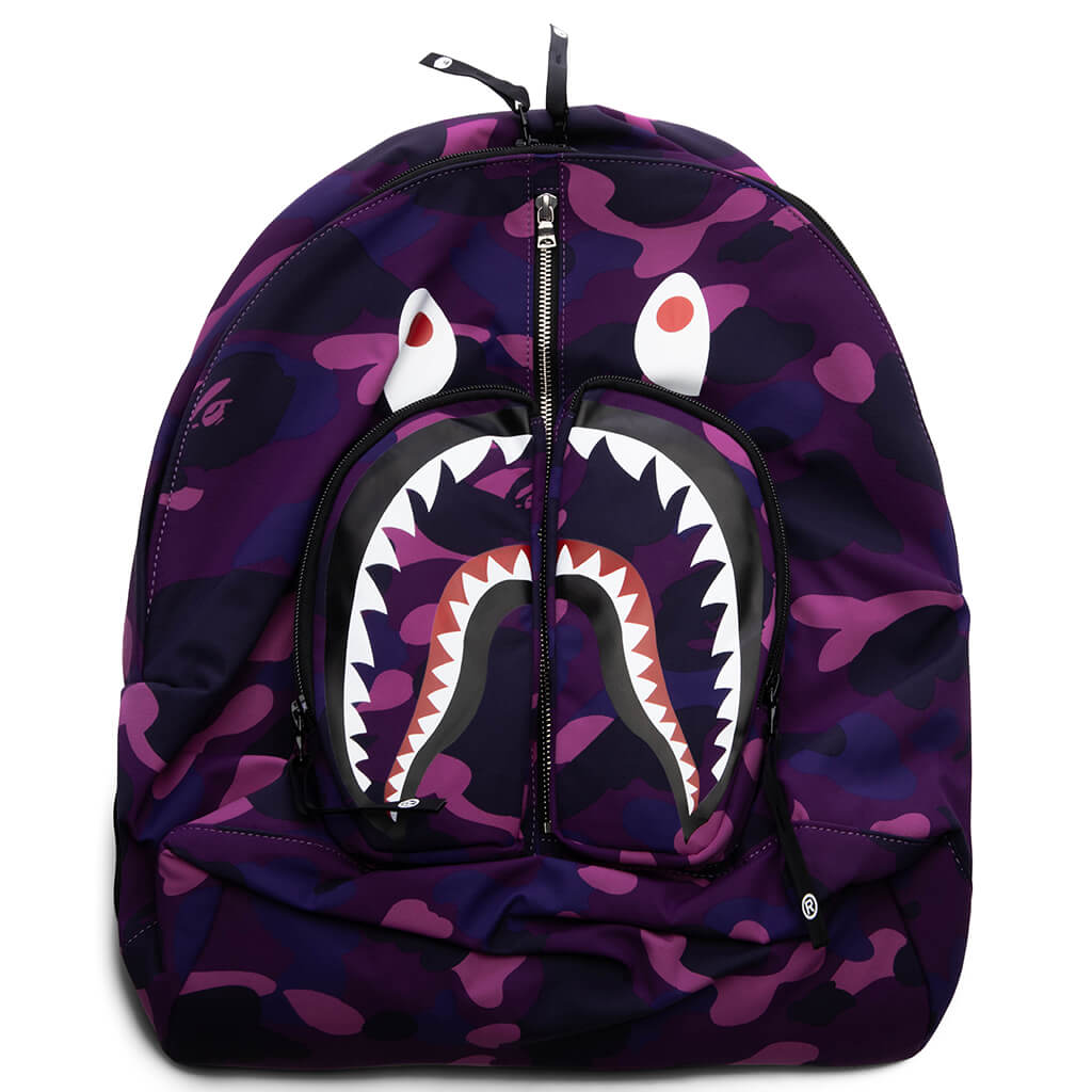 Color Camo Shark Daypack - Purple – Feature